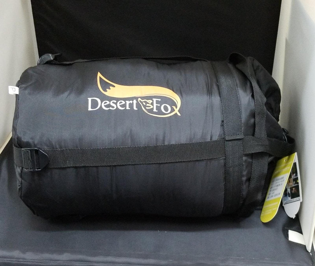 DesertFox四季保暖露營睡袋 （加闊版-橙色
