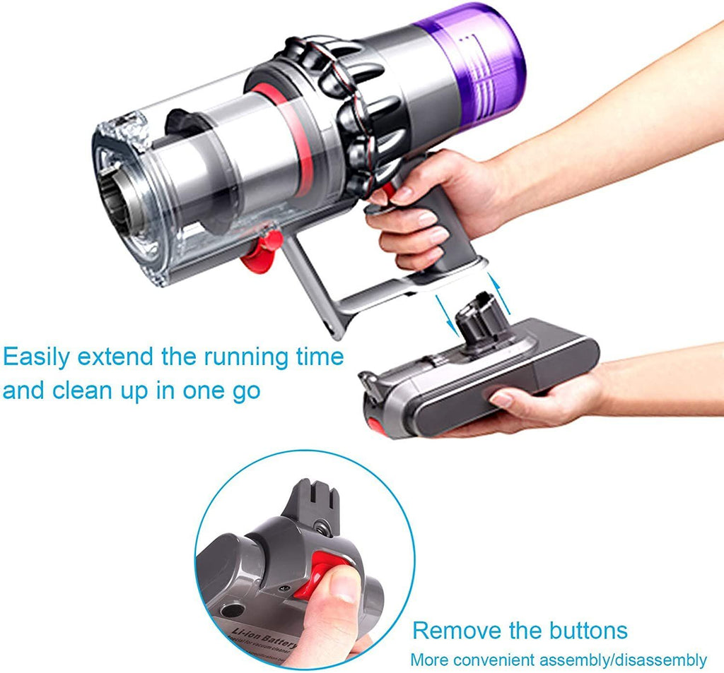代用電池V15 Detect V11 Absolute Extra Pro Fluffy 非Dyson 原廠 5000mAh 971447-06