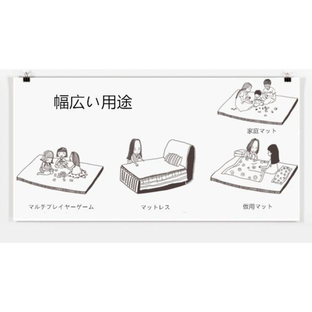 榻榻米墊使用魔術貼膠帶50厘米 |白色|硬鉤 | 1條