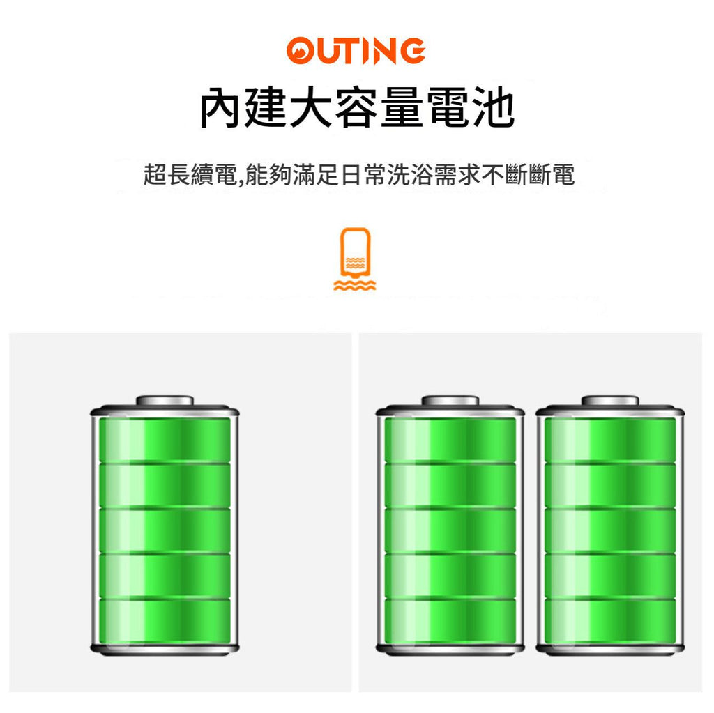 戶外便攜淋浴器│洗澡神器│免插電沖涼器│露營旅行運動洗澡器│竉物洗澡植物澆水器 |室外花灑花洒