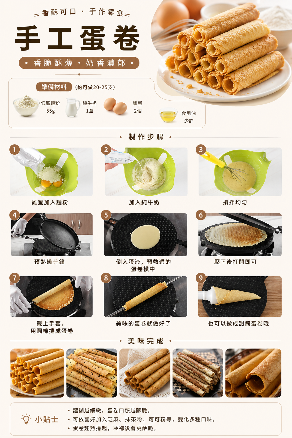 手工蛋卷烤盤(適用於明火)│雪糕脆皮模具│冰淇淋脆皮模具│蛋卷機│甜筒脆皮機│蛋卷模具