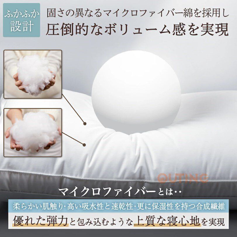 日本 京都イン 五星級酒店專用 護頸椎枕頭 高枕/防螨/抗菌