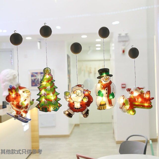 飛機上聖誕老人LED裝飾燈/ 室內聖誕裝飾品 / 電池供電