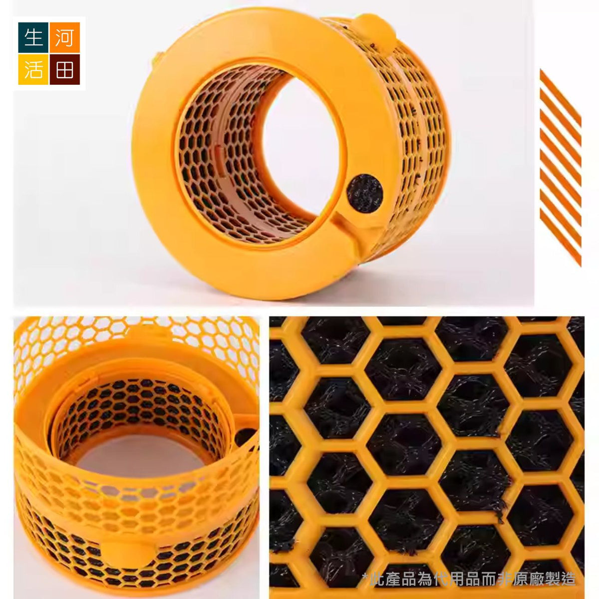 適用Dyson加濕蒸發器濾網( PH01 PH02 PH03 PH04 PH3A)副廠代用品│碳纖維空氣清淨機配件