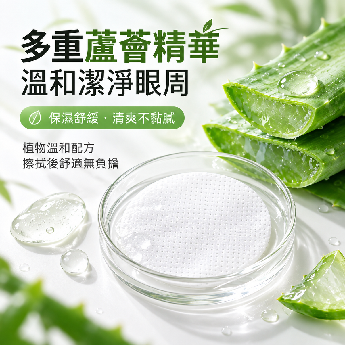 寵物淚痕清潔濕紙巾(130片│貓狗通用)│眼部護理拋棄式濕紙巾│毛孩眼角淚痕清潔棉片│寵物溫和護眼濕紙巾