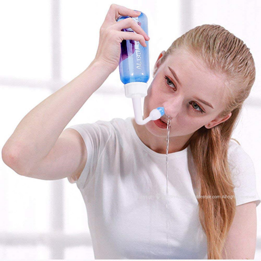 Nasal Rinse300ml 洗鼻壺 成人兒童(不含生理鹽水沖劑)|清洗鼻腔|清洗傷口|鼻敏感|鼻炎|生理鹽水請看02購買