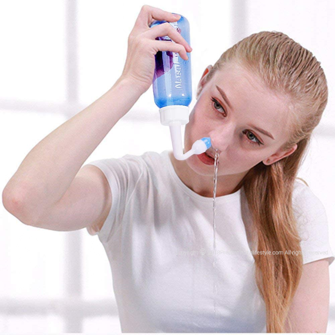 Nasal Rinse300ml 洗鼻壺 成人兒童(不含生理鹽水沖劑)|清洗鼻腔|清洗傷口|鼻敏感|鼻炎|生理鹽水請看02購買