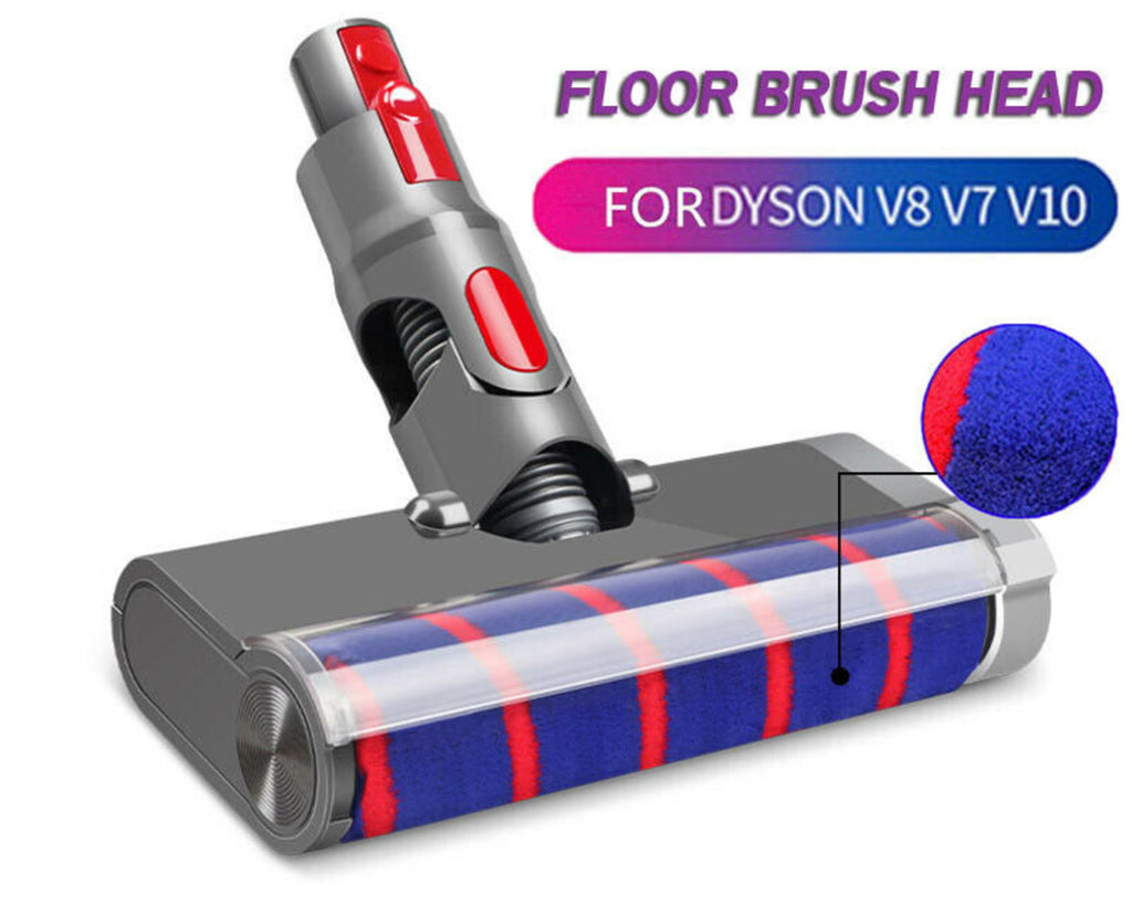 副廠轉動刷頭 Roller Brush 適合 Dyson V7 V8 V10 V11 V15吸塵機軟絨毛滾筒吸頭 — 產品詳圖
