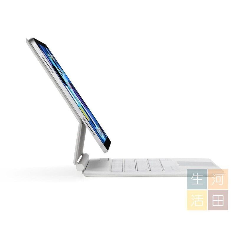 磁吸超薄無線藍牙鍵盤皮質保護套(白色P129) iPad Pro 12.9” 2021 / 2020 / 2018 / 2017 — 產品詳圖