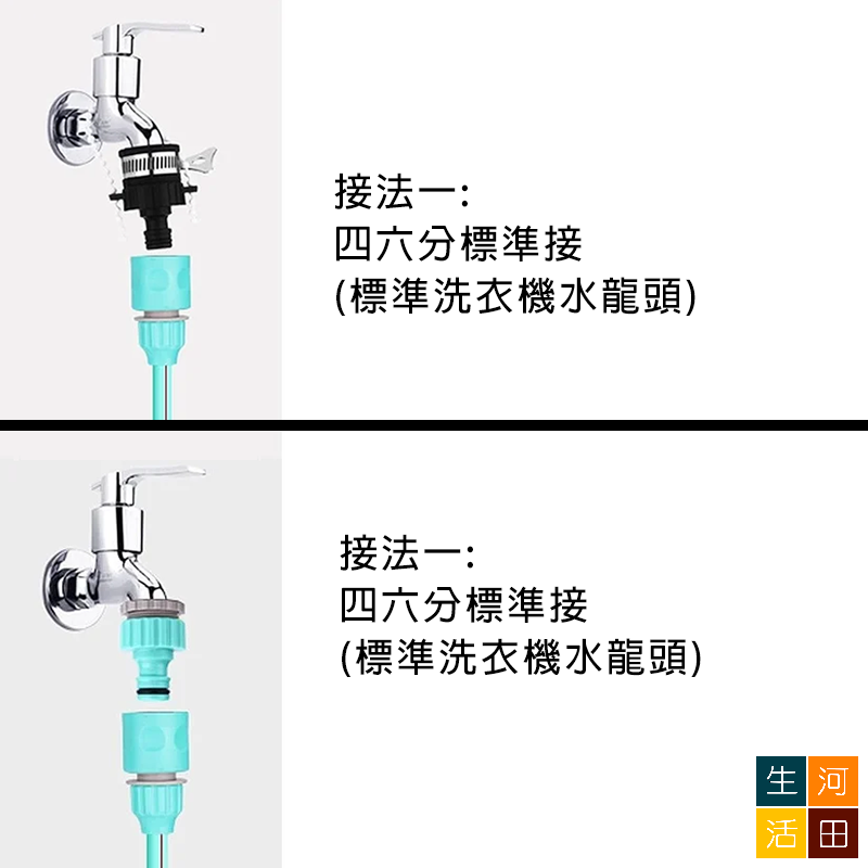 洗車水槍/家用花園灌溉水喉 多用途收縮收納便攜軟水管 可擴展的軟水喉 淋花 寵物淋浴 (6種水力)