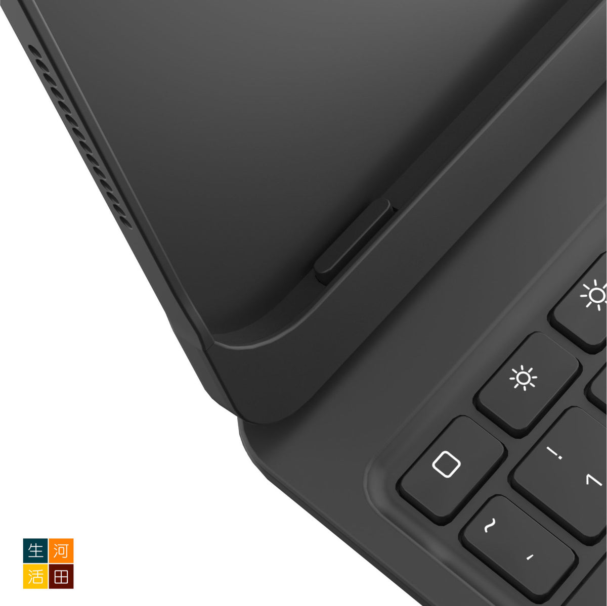 iPad Pro 7/8th 2025 2025 24 11 旋轉鍵盤保護套(黑色) A3357 A3358 A3359 A2836 A2837 A3006觸控板 7色背光 — 產品詳圖