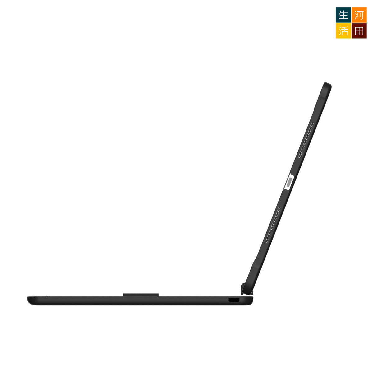 iPad Pro 7/8th 2025 2025 24 11 旋轉鍵盤保護套(黑色) A3357 A3358 A3359 A2836 A2837 A3006觸控板 7色背光 — 產品詳圖