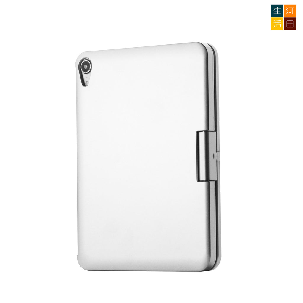 iPad mini 6 7th 2021 2024 8.3" 旋轉鍵盤保護套(銀色) 觸控板 7色背光 F83ATSBK A2993 A2995 A2996 A2567 無線藍牙 — 產品詳圖
