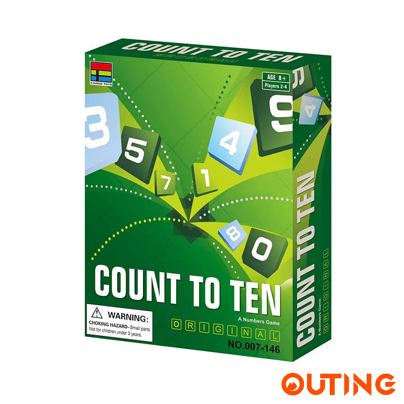 嬰幼兒數學拼字桌上遊戲 – COUNT TO TEN｜數學遊戲｜學習數字排序 — 產品詳圖