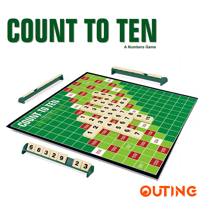 嬰幼兒數學拼字桌上遊戲 – COUNT TO TEN｜數學遊戲｜學習數字排序 — 產品詳圖