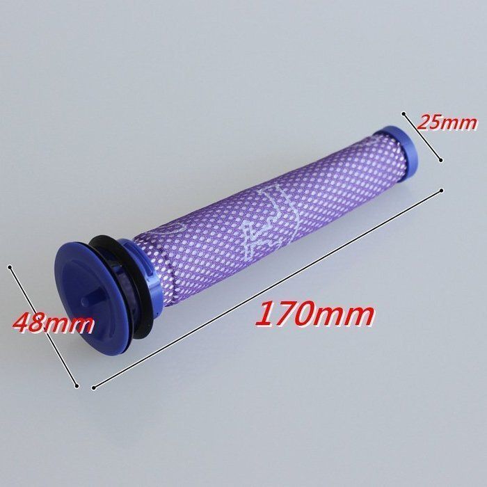 2支 Dyson V6 V7 V8 通用替換代用HEPA 過濾網濾芯 取代 P/N 965661-01