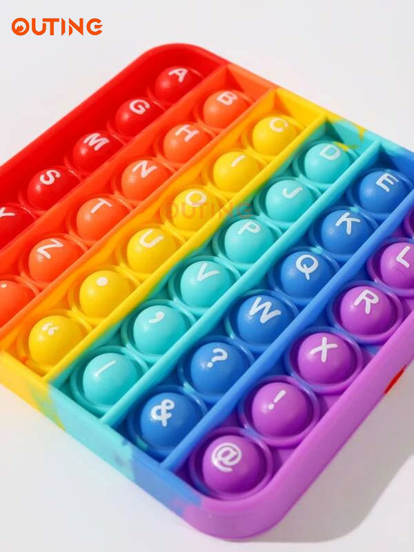 字母圖形POP IT 遊戲 ADD ADHD AUTISM 緩解焦慮和壓力 SEN兒童護理