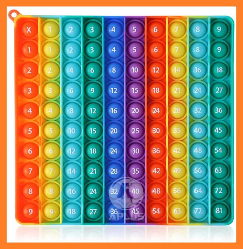 乘數表Pop it Bubble玩具感統兒童訓練ADD ADHD AUTISM活動教學用品
