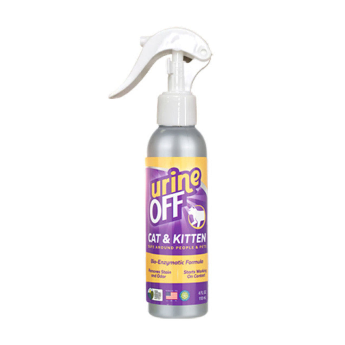 多美潔urineoff解尿素(118ml)【美國製造|平行入口】│寵物除臭劑│生物酵素除味劑│貓尿分解劑│尿液除臭劑│袪臭神器 — 產品詳圖
