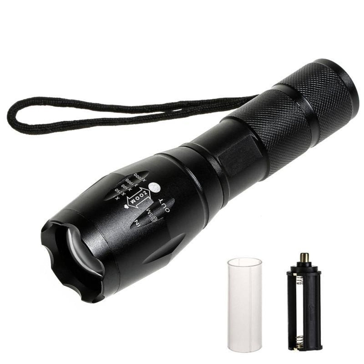 XML-T6 LED 伸縮變焦 5檔 T6 T8 L2 26650 手電筒