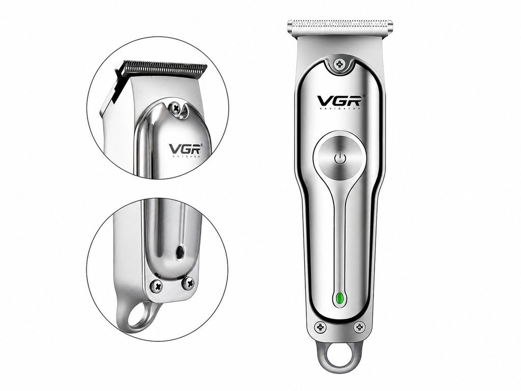 VGR V-071 USB充電不銹鋼電動剪髮器 (剪髮器 修髮器 頭髮剪刀 理髮器) — 產品詳圖